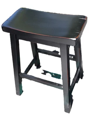 Taburete de bar de madera 24 pulgadas negro usado buen estado ver fotos artículo real Foto 1 de 4