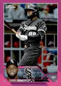 2023 Topps Chrome #125 Luis Robert Pink Refractor - Picture 1 of 2