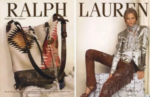 Ralph Lauren Anna Selezneva Gürteltasche 2011 3-seitig MAGAZINANZEIGE - Bild 1 von 2
