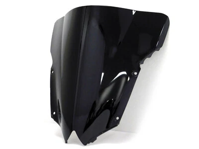 Parabrisas ABS negro doble burbuja para Yamaha YZF R6 2008-2016 Foto 1 de 4
