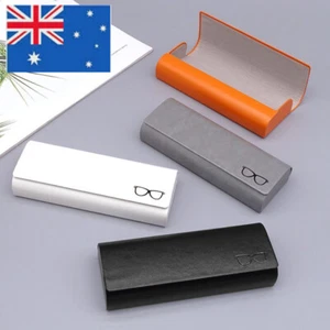 Simple Slim Hard Metal Spectacles Case Reading Glasses EyeglassesCase - Picture 1 of 16