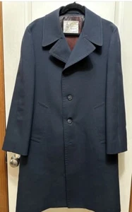 LONDON FOG HOMBRE 40R Azul Marino VESTIDO GABARDINA 40 R - Imagen 1 de 9