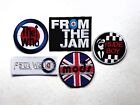 THE WHO JAM PAUL WELLER MODs UNION JACK FLAG EMBROIDERED PATCHES x 5