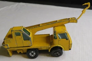 Vintage Matchbox Lesney #63 Dodge Crane Truck Yellow Hook Die Cast Construction - Picture 1 of 12