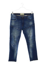 Akademiks used look slim jeans Cotton Print 36 = W30 denim blue
