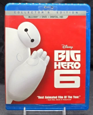 WALT DISNEY - BIG HERO 6 - BLU-RAY &DVD COMBO - 2015 - SCOTT ADSIT - RYAN POTTER - Image 1 of 2