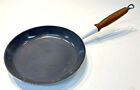 White #26 Le Creuset Enamel Cast Iron wood Handle Skillet frying pan (1st of 2)