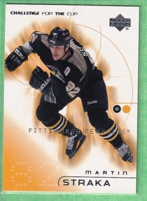 2001-02 Upper Deck Challenge for The Cup #70 Martin Straka Pittsburgh Penguins - Image 1 of 2