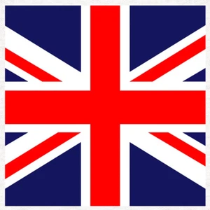 Paneles artesanales de tela de viaje - Union Jack bandera británica - 100% algodón o poliéster - Imagen 1 de 1