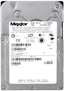Hard Drive Dell 0U4015 73GB 15000U/Min 8MB Cache SCSI U320 8E073J0 3.5'' Inch - Picture 1 of 3