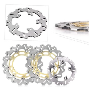 Moto 2pcs Floating Front & 1pc Rear Brake Disc Rotor For Yamaha YZF R6 2003-2004 - Picture 1 of 9