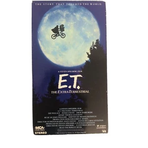 E.T. The Extra-Terrestrial Black/Green Cassette VHS PF - Picture 1 of 7