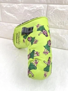 Scotty Cameron Hawaiian Open 2004 Hula Girl putter head cover Green Mint Rare - Picture 1 of 7