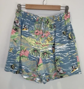 Vintage 90s Mickey by Jerry Leigh Tropical Shorts Size L Surfing Mickey Hawaiin - Bild 1 von 17