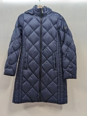 Chaqueta Michael Kors Talla S Azul Empacable Relleno Cremallera Completa 3257 Mujer Foto 1 de 4
