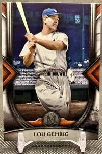 2022 Topps Museum Collection LOU GEHRIG #84 - New York Yankees HOF - Picture 1 of 2