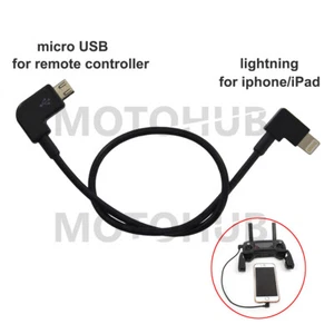 OTG Micro USB Cable Cord for DJI Mavic 2 Pro / Zoom Control to IOS iPhone/iPad - Picture 1 of 11