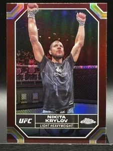 Nikita Krylov 2024 UFC Topps Chrome Magenta Refractor - Picture 1 of 2