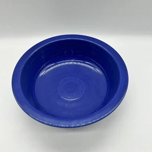 Fiesta Fiestaware Cobalt Blue Round Serving Bowl 8.5 Inch Post-1986 H Laughlin - Picture 1 of 11