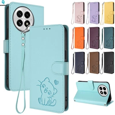 Case for OnePlus 13T 12 11 9 Nord 5 4 Luxury Embossed Wallet Stand Phone Cover - Image 1 of 4