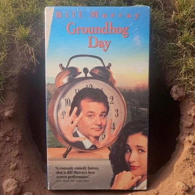 Groundhog Day (VHS 1993) Bill Murray [PG] Comedy Romance Movie  - Image 1 of 4