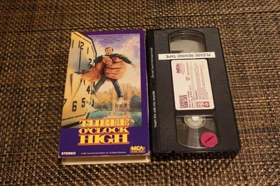 Three O' Clock High (1987) VHS Cassette Tape - Image 1 of 4