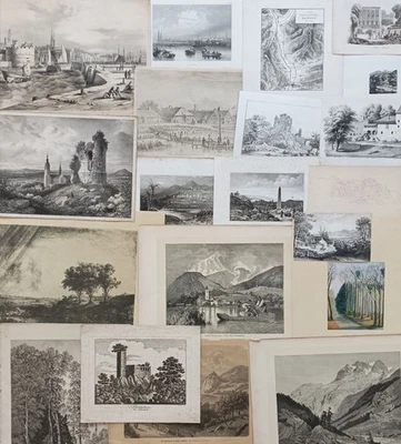 Schellingwou Widdin Birkenhain Eynard Bernstein - 20 Graphiken Karte 19./20.Jh. - Bild 1 von 4