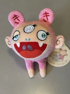Rare Takashi Murakami Kaikai Kiki Frazzled Kiki Doll Plush w tags 2002  Pink  - Picture 1 of 13