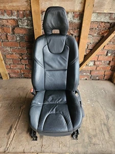 2012-2019 VOLVO V40 R DESIGN FRONT LEFT NEAR SIDE PASSENGER SEAT BLACK LEATHER - Picture 1 of 6