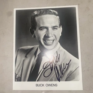 Buck Owens Autographed 8x10 Photo Signed Country Music Artist - Picture 1 of 2