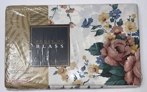 House of Blass Springmaid Raphael Rose II King Flat Sheet NIP - Picture 1 of 2