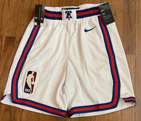 Men's Philadelphia 76ers Nike Hardwood Classics Swingman Shorts NWT Medium Cover