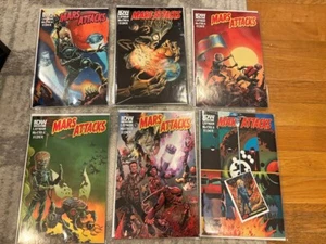 Mars Attacks #1-10 IDW 2012 Complete Set 1st Prints #1 RI VF/NM Topps 1995 More - Picture 1 of 3