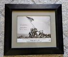 Signed Photograph Flag Raising On Iwo Jima Williams Lucas Wahlen Psa Certified
