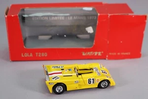 LL104 VEREM 606 1/43 Lola T280 #61 24 Heures Mans 1973 jaune EdL - Imagen 1 de 9