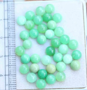 22.00 CTS NATURAL CHRYSOPRASE CABOCHON ROUND SHAPE LOOSE GEMSTONE - Picture 1 of 4