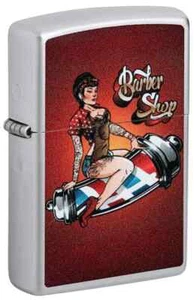 Genuine Zippo Cigarette Lighters - FREE CAN OF LIGHTER FLUID-- - Picture 1 of 2