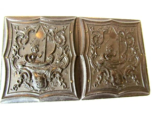 EX-RARO, MARINA DELLA GUERRA CIVILE, A.P CRITCHLOW, SOLDATO PATRIOTTICO CON CUSTODIA, 4 ''X 3 3/8'' - Foto 1 di 9
