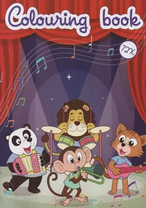 Colouring Book-Malbuch für Kinder-Tiger, Löwe, Panda, Katze und v. andere #242 - Bild 1 von 2