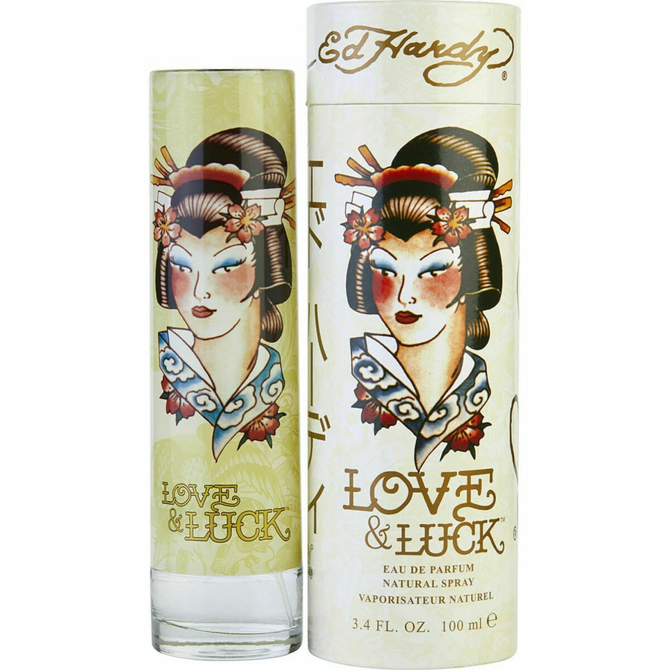 Christian Audigier Love & Luck ED HARDY 3.3/ 3.4 盎司 100 毫升淡香水喷雾新品 — 第 1/1 张图片