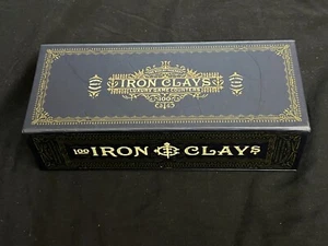 Roxley Iron Clays 100 fichas contadores de juegos de lujo Birmingham Lancashir usados limitada E - Imagen 1 de 7
