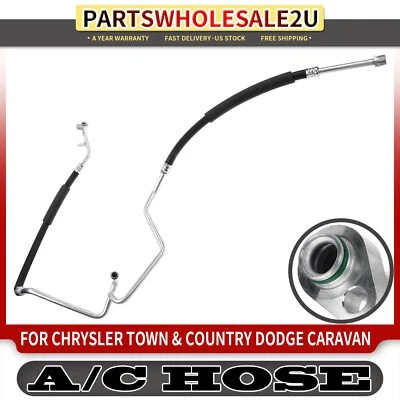 Línea de succión de manguera de aire acondicionado para Chrysler Grand Voyager Dodge Caravan Plymouth Voyager Foto 1 de 4
