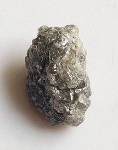 6,74 Karat natürlicher loser großer Diamant grober grauer afrikanischer ungeschliffener Diamant - Bild 1 von 7