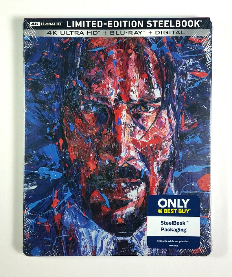 John Wick глава 3 Parabellum (4k UHD Ultra HD Blu-ray) Steelbook новый запечатанный - Изображение 1 из 1