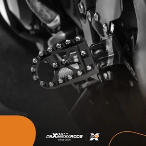 MX Offroad Wide Foot Pegs Footrest Chopper Bobber For Harley Dyna 1993-2017 - Bild 1 von 14