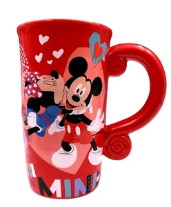 Disney Happy Valentines Ceramic Mug - Your the Best Mickey & Minnie Mouse - Picture 1 of 13