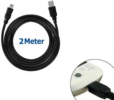 2m Long Charger Charging Lead Cable For PlayStation PS3 Slim Wireless Controller - Image 1 of 4