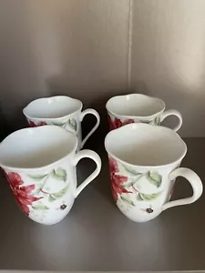 Lenox Butterfly Meadow Holiday 4-Piece Mug Set 875873 - Picture 1 of 11