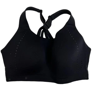 Lululemon 34DDD AirSupport Run High Support Sports Bra Black Strappy Adjustable - Picture 1 of 16
