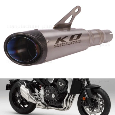Tubo de escape de aleación de titanio silenciador deslizable escape para Honda CB1000R 2019-2025 Foto 1 de 4
